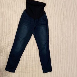 1822 Denim Butter Ankle Maternity Skinny Jeans